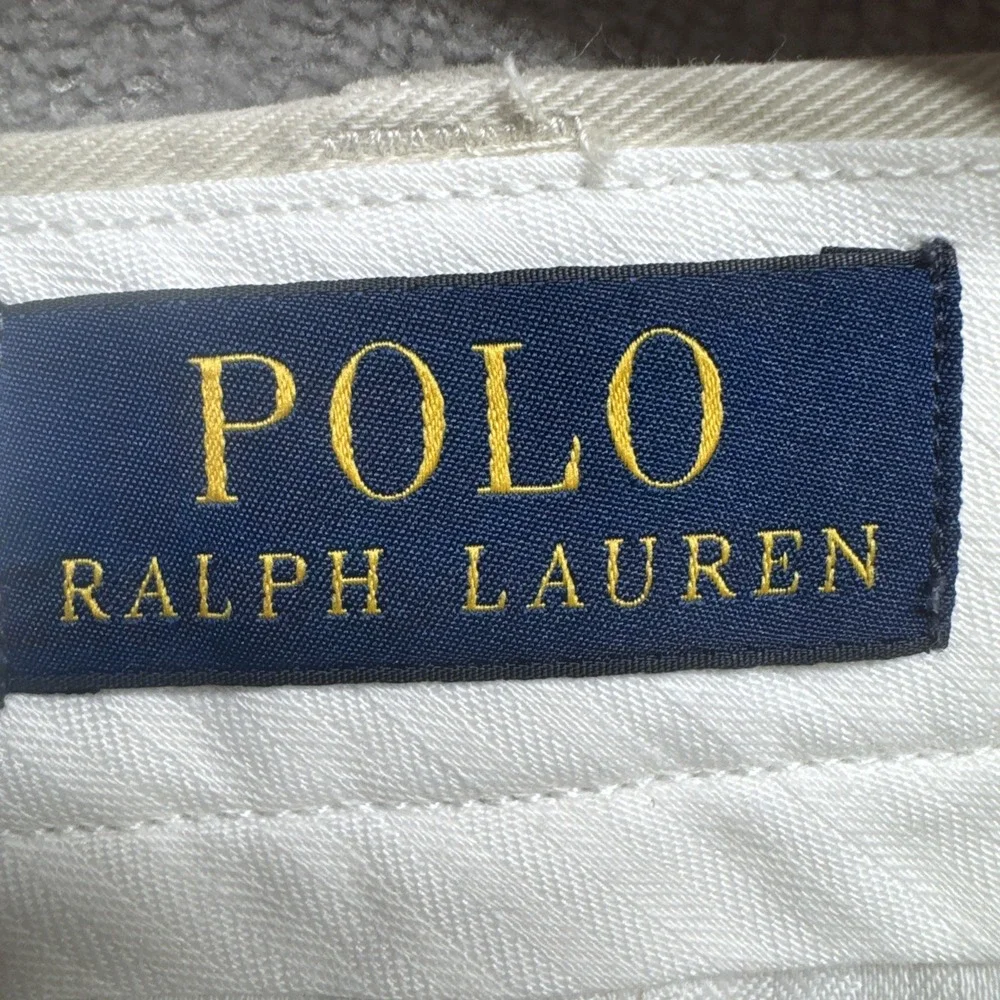 polo ralph lauren Shorts Mens 44B (fits 42)‎ Beige Flat Front 10